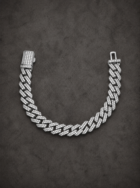 925 Silver Cuban Link Bracelet