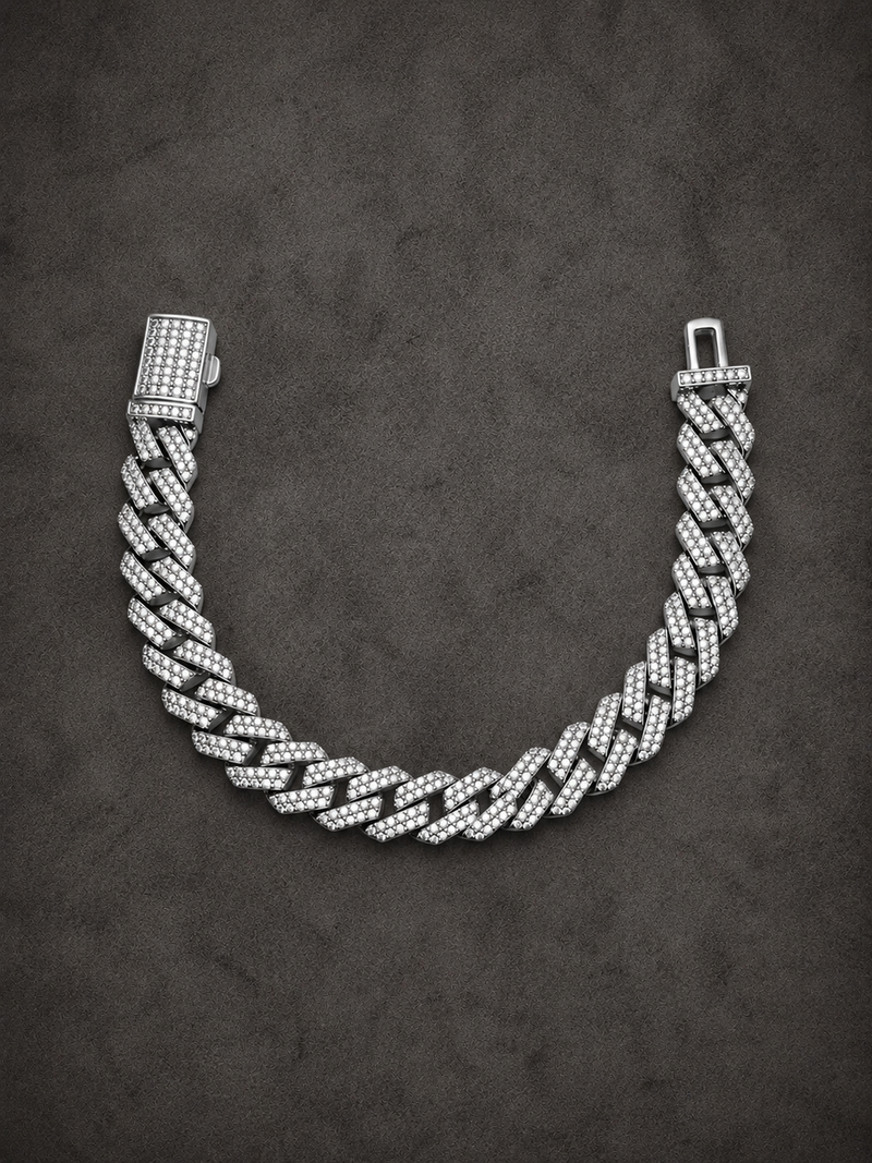 925 Silver Cuban Link Bracelet