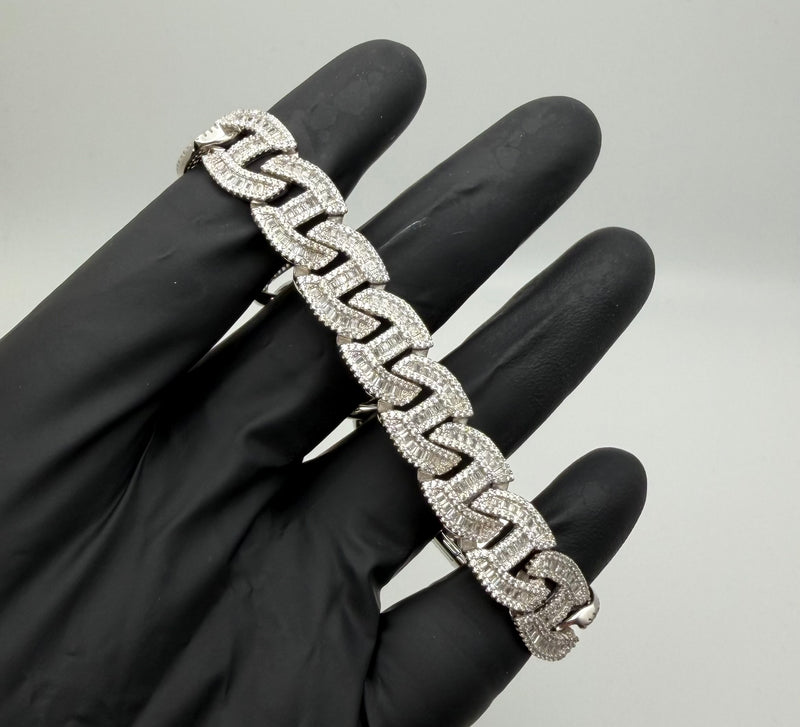 925 Silver Anchor Link Bracelet
