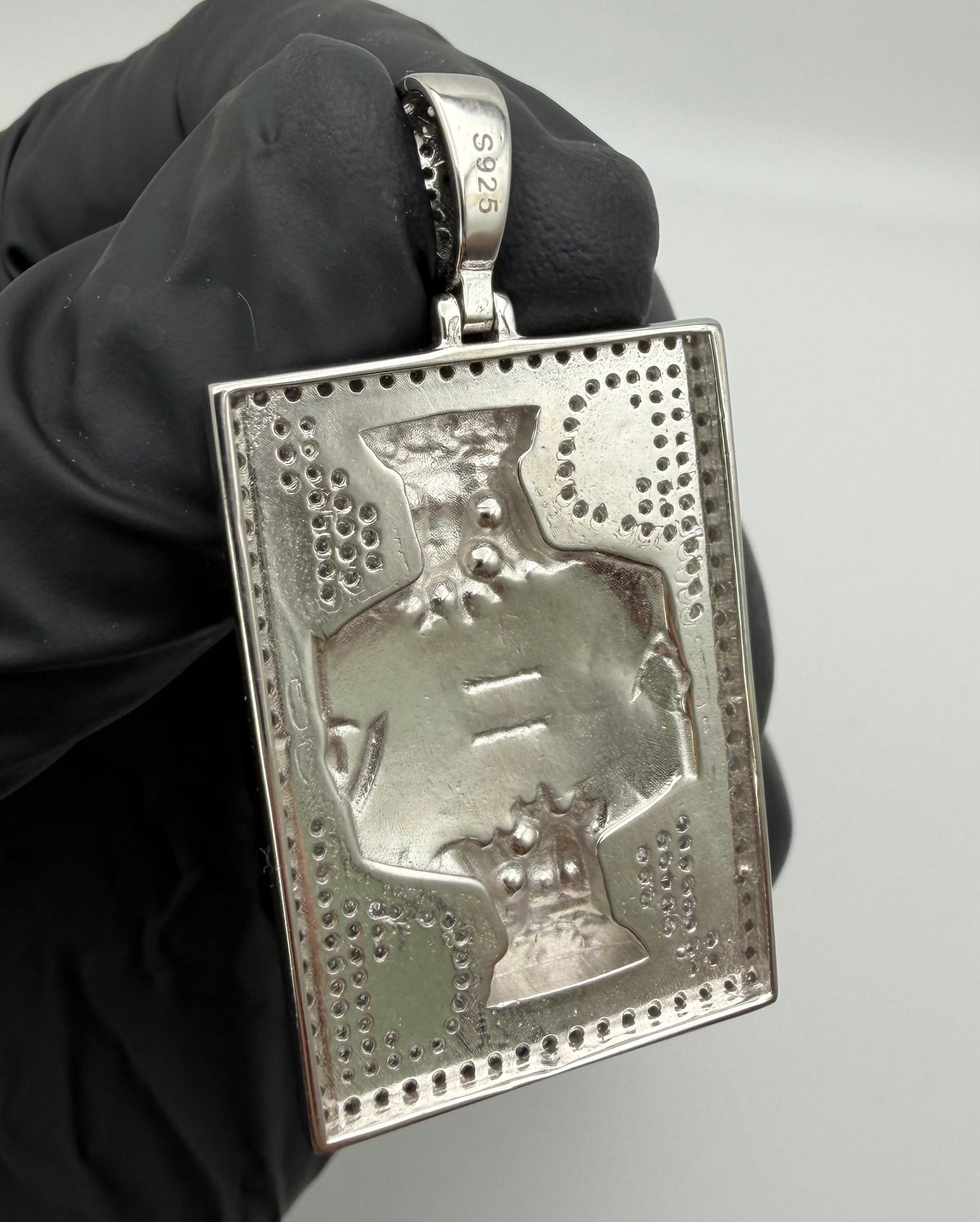 925 Silver King of Spades Pendant